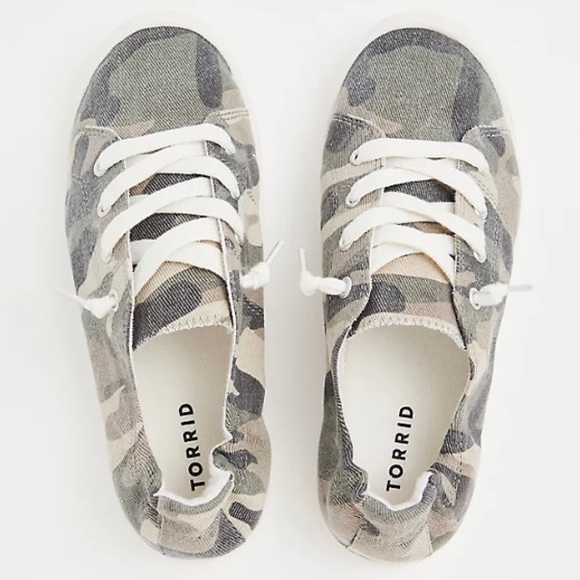 Torrid Women’s Riley Camo Ruched Slip On Sneaker - Picture 4 of 11